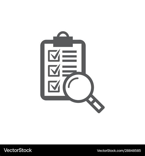 Evaluation icon on white background Royalty Free Vector