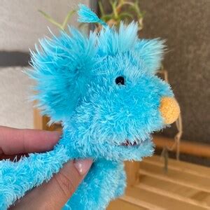 Jim Henson the Hoobs Blue Hubba Hubba Soft Toy 2001, Vintage Muppet ...