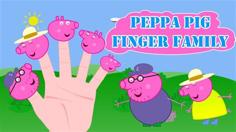 Peppa pig finger family_Finger family_animal finger family_with funny ...