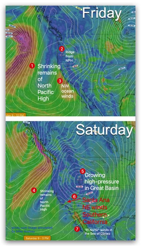 WEST COAST WIND BLOG: FORECAST JARGON DECODER, SANTA ANA WINDS, PART 2 ...