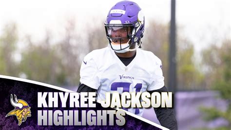 Khyree Jackson Rookie Minicamp Practice Highlights - YouTube