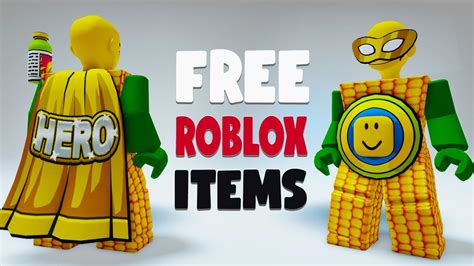 4 NEW FREE LIMITED ROBLOX ITEMS 😳🌽 - YouTube