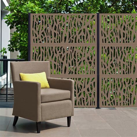 2 ft. x 4 ft. Sprig Decorative Screen | Privacy screen outdoor, Decorative screen panels ...