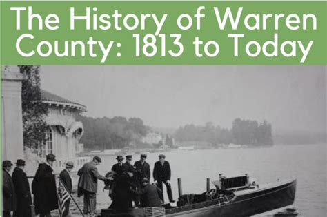 The History of Warren County, from 1813 to today