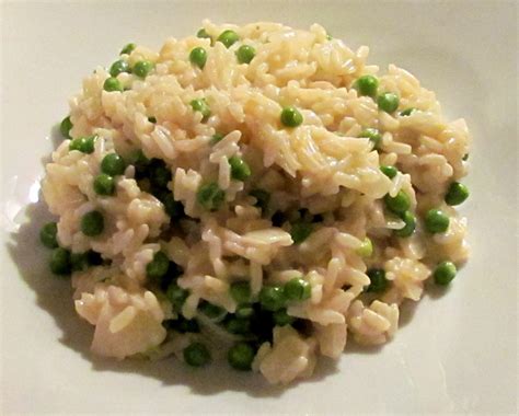 Risotto de petits pois