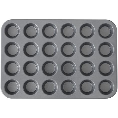 Wilton Bake It Simply Extra Large Non-Stick Mini Muffin Pan, 24-Cup ...