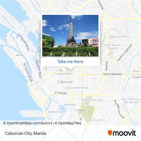 How to get to Caloocan City in Manila by bus or train?