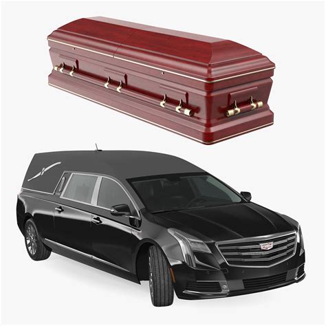 Hearse car funeral casket 3D model - TurboSquid 1591095