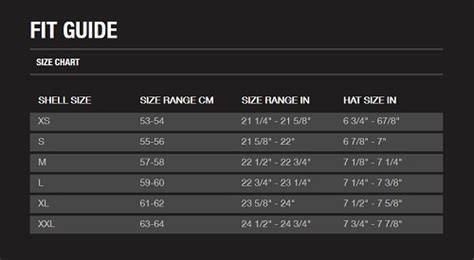 Bell Motorcycle Helmet Size Guide | Webmotor.org