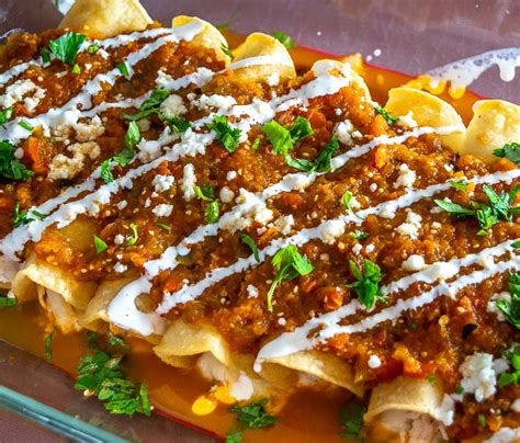 Chicken Tinga Enchiladas | Mexican Please