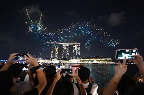 MBS cancels final dragon drone show due to mechanical issues | The ...