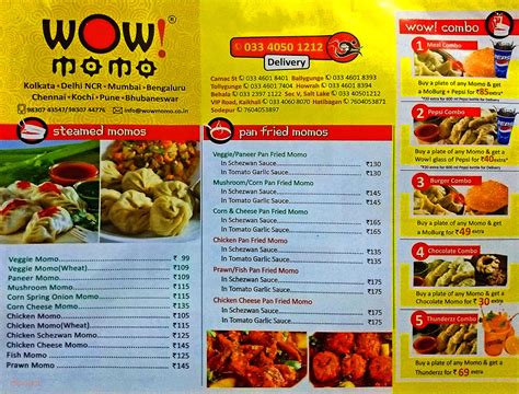 Menu of Wow! Momo, Sodepur, Kolkata | Dineout