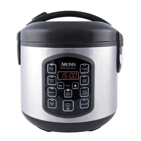 Aroma 8-Cup Programmable Rice Cooker in the Rice Cookers department at Lowes.com