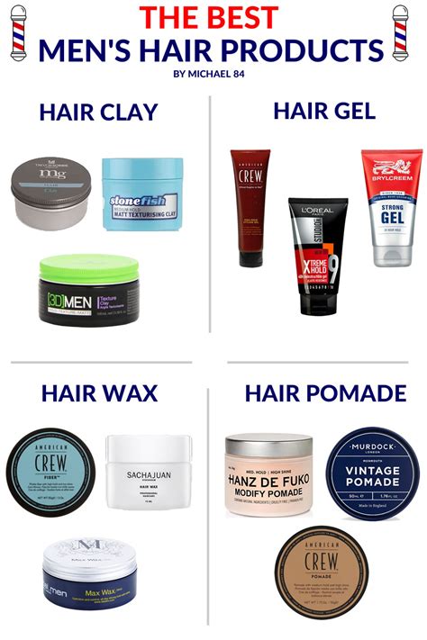 The Best Hair Products For Men Recommended For All Hairstyle Types | Michael 84