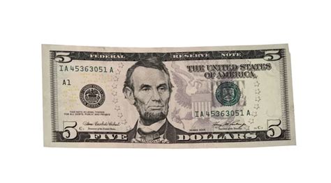 5 dollar bill Stock Photos, Royalty Free 5 dollar bill Images | Depositphotos