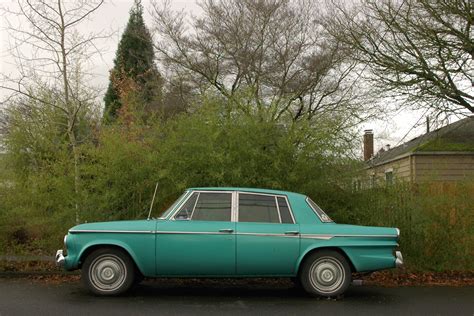 OLD PARKED CARS.: 1963 Studebaker Lark.