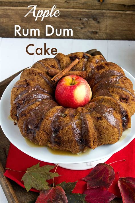 Apple Rum Dum Cake