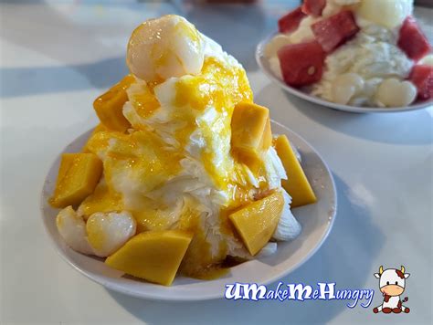 Milk Snow Ice with Mangoes + Lychee - RM 16.30
