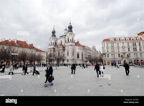 main square prague czech republic Stock Photo - Alamy