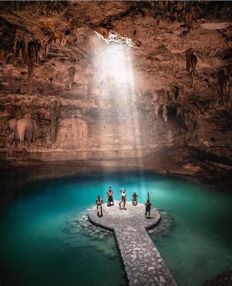 Cenotes are one of the top tourist attractions in Riviera Maya, Mexico. This unique capture by ...