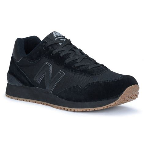 New Balance Slip Resistant 515 - Mens Work Shoes - Black | Sportitude