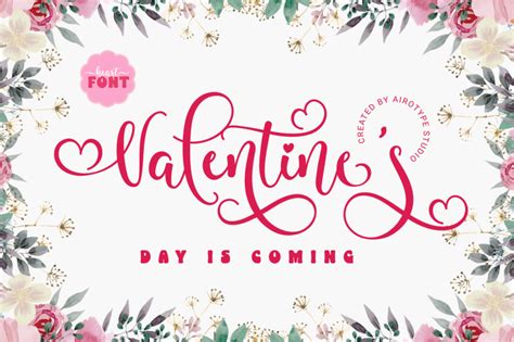 Valentines - Lovely Script Cursive Font By Airotype | TheHungryJPEG