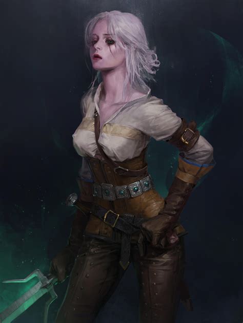 Witcher fan art ciri by totorrl on DeviantArt