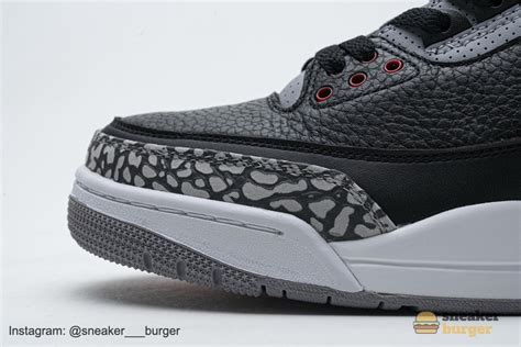 Jordan 3 Retro Black Cement - SNKRBURGER