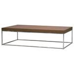 Darren Contemporary Reclaimed Wood Steel Coffee Table - Industrial - Coffee Tables - by Kathy ...