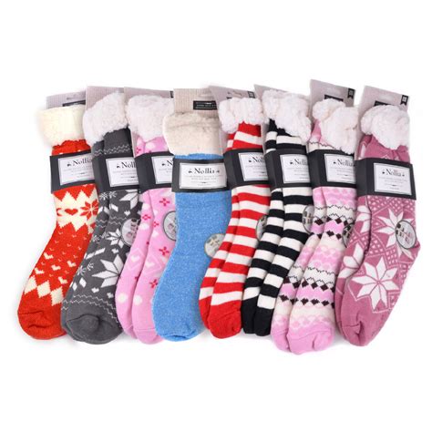 Wholesale Women's Plush Socks - Assorted, One Size | DollarDays