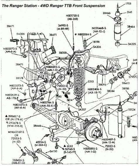 2011 Ford Ranger Front Suspension Diagram