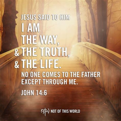 Believe in Jesus, the only Way, Truth & Life. (John 14:6)