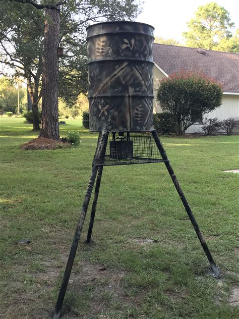 DIY Varmint proof feeder | Deer feeders, Whitetail deer hunting, Deer ...