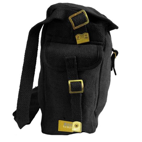 Canvas Haversack - Black | Army and Outdoors - Army & Outdoors