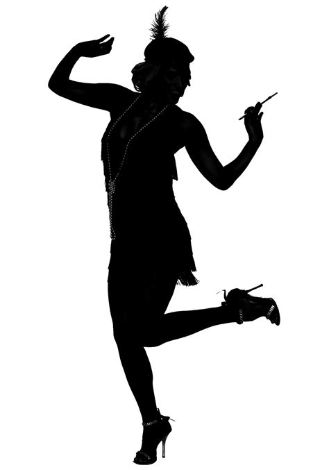 Flapper Silhouette at GetDrawings | Free download