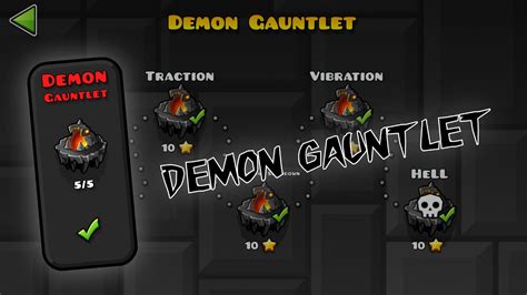 Demon Gauntlet - The Lost Gauntlets [Geometry Dash 2.1] - YouTube