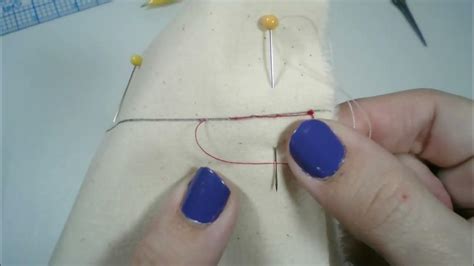 Backstitch - Hand Sewing How To - YouTube