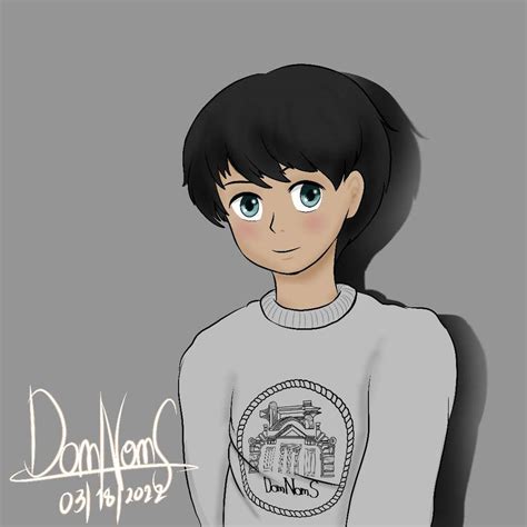 A cartoon version of me by DomnomsD on DeviantArt