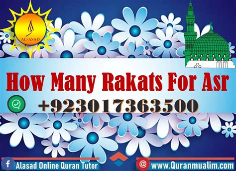 How Many Rakats For Asr Prayer? – Quranmualim - Quran Mualim