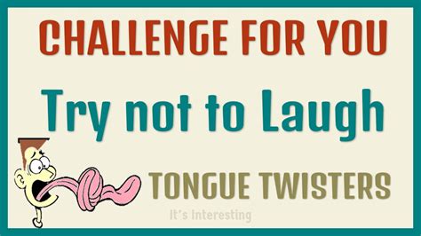 Short , Cool \u0026 Funny Tongue Twisters for kids in English 🤪😜 Tongue ...