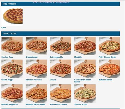 Domino'S Pizza 6.99 Menu 2024 - Ardyth Mireielle