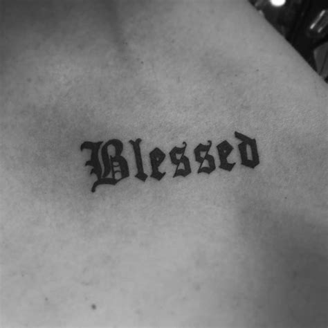 115 Blessed Tattoos to Show Your Appreciation for Life - Wild Tattoo Art