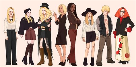 American Horror Story Coven characters by mannequin-atelier on DeviantArt