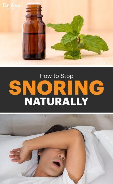 6 Natural ways to STOP snoring. #StopSnoringEssentialOils | How to stop ...