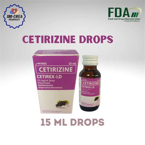 Cetirizine Drops (CETIREX-LD) 15ml- 1 bottle | Lazada PH