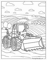 Bulldozer Coloring Dozer Pages Dessin Drawing Colorier Coloriage Sheets  sketch template