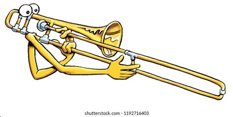 Trombone Cartoon Royalty-Free Images, Stock Photos & Pictures ...