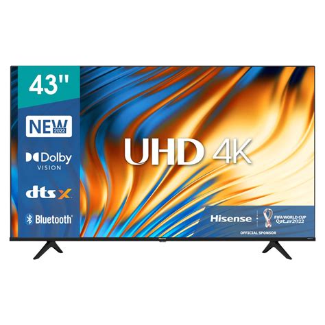 Hisense 43" A6H 4K UHD Smart TV with HDR & Dolby Digital | Buy Online ...