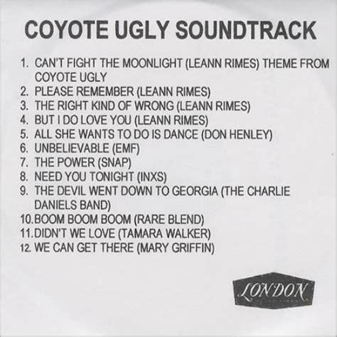 Original Soundtrack Coyote Ugly Soundtrack UK Promo CD-R acetate (165456)