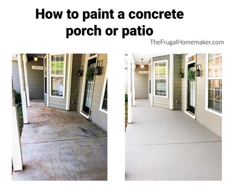 How to paint a concrete porch or patio - Garden